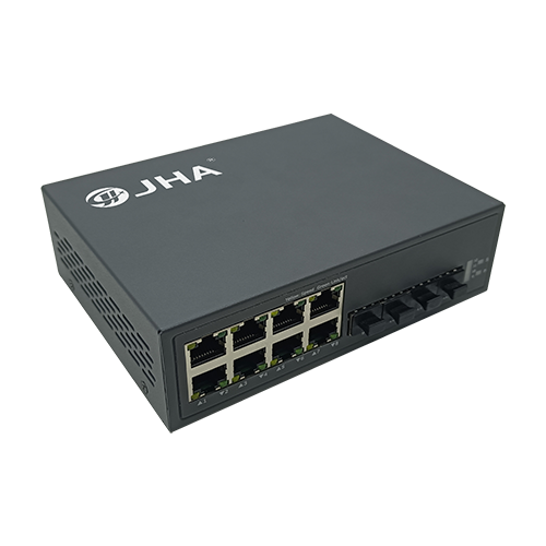 8*10/100/1000TX – 4*1000X SFP Slot | Fiber Ethernet Switch JHA-GS48