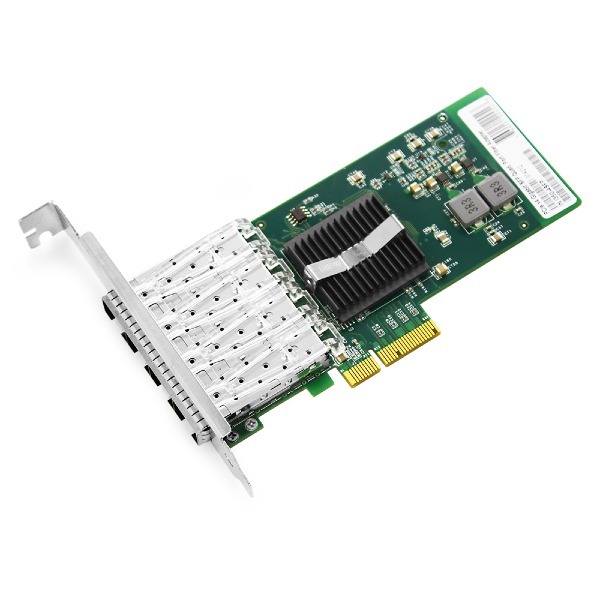 PCIe x4 Gigabit SFP Quad Port Fiber Adapter JHA-GWC401