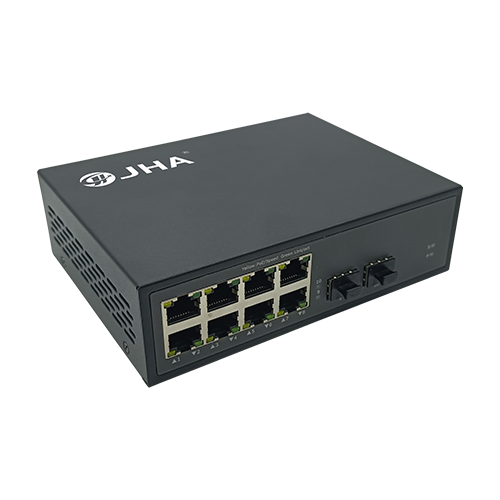 8*10/100/1000TX – 2*1000X SFP Slot | Fiber Ethernet Switch JHA-GS28