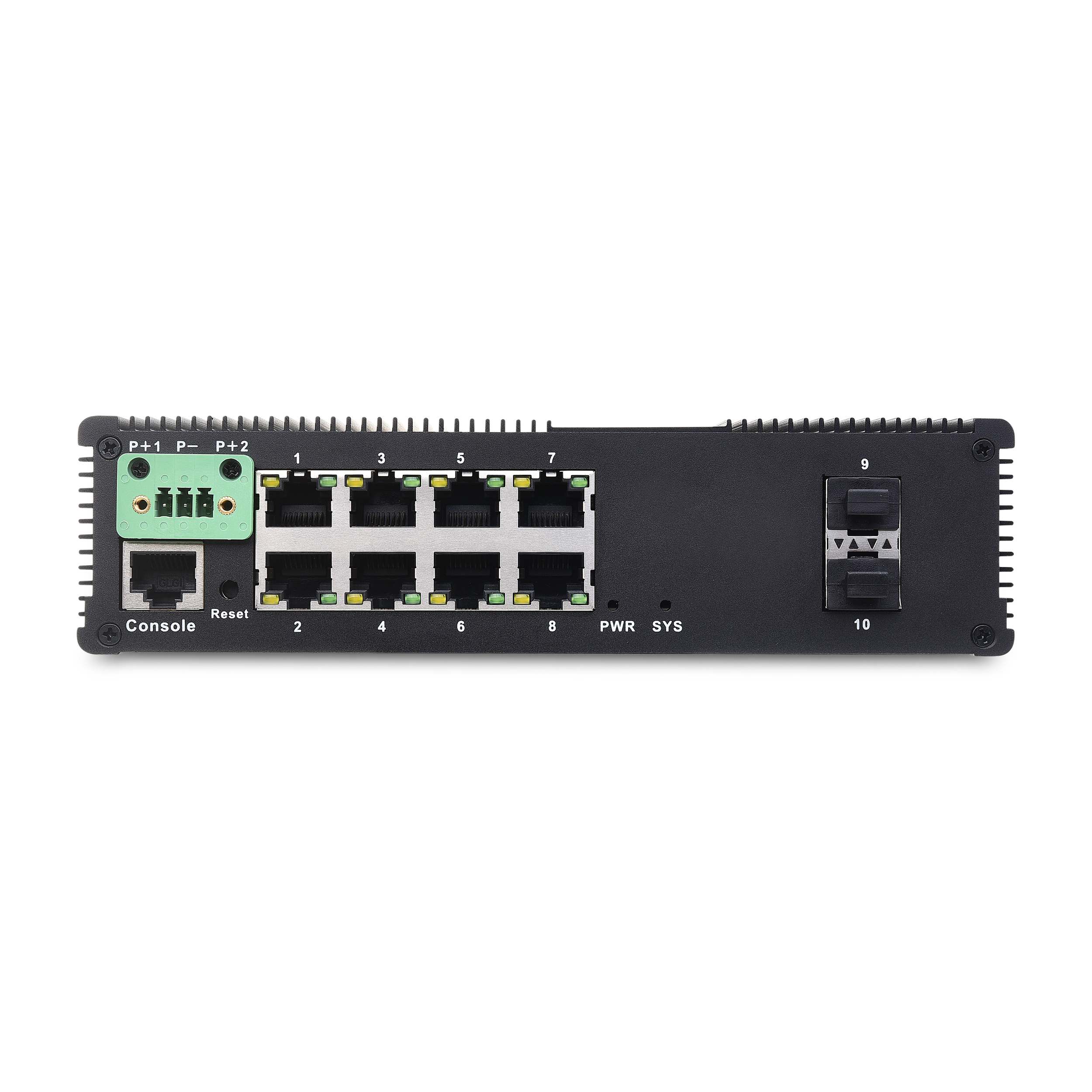 8 10/100/1000TX PoE/PoE+ and 2 1000X SFP Slot | Managed Industrial PoE Switch JHA-MIGS28HP