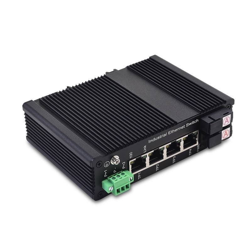 4 10/100TX PoE/PoE+ And 2 100FX | Unmanaged Industrial PoE Switch JHA-IF24HP