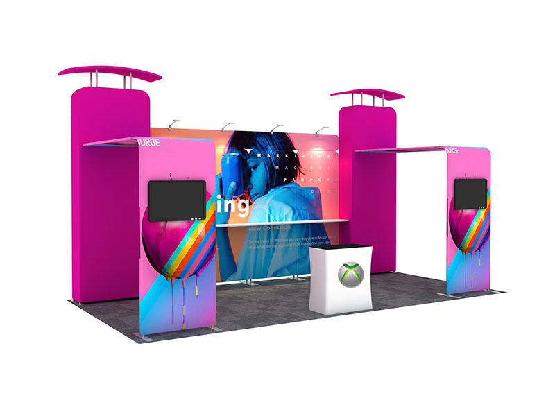 10x20ft Custom Trade Show Booth 3x6-01