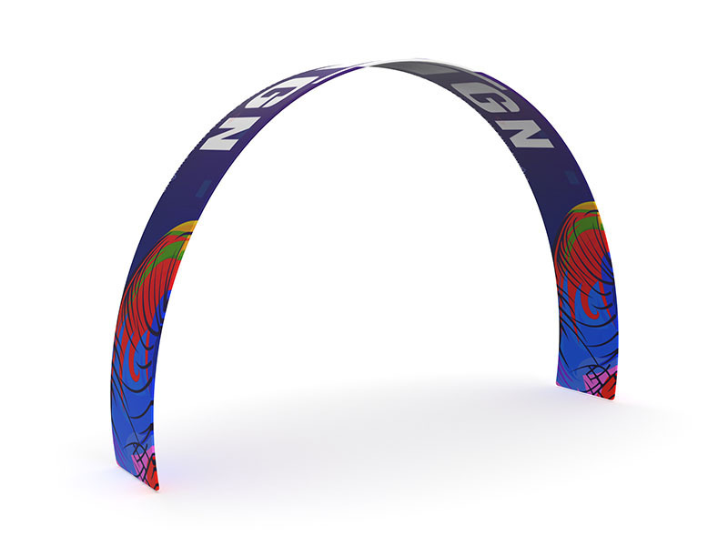 Round Trade Show Tension Fabric Arch EZ-ARCH-1