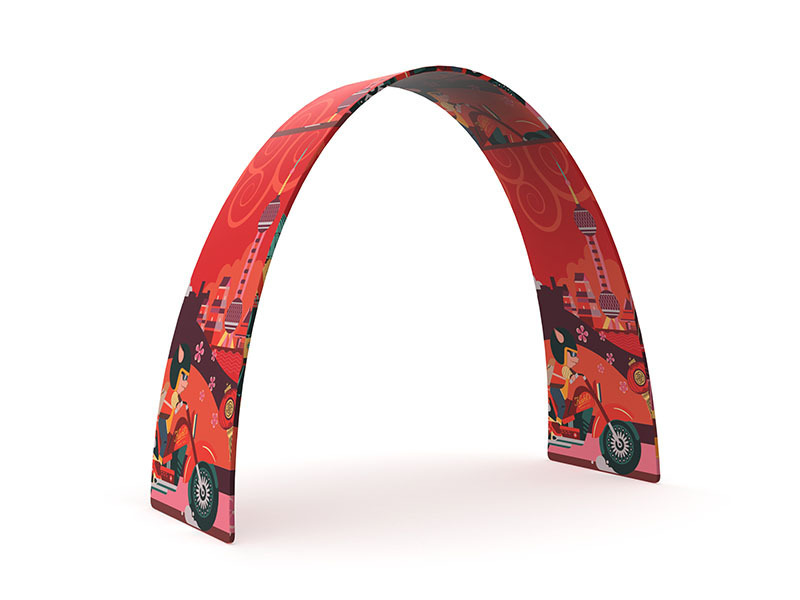Oval Trade Show Tension Fabric Arch EZ-ARCH-2