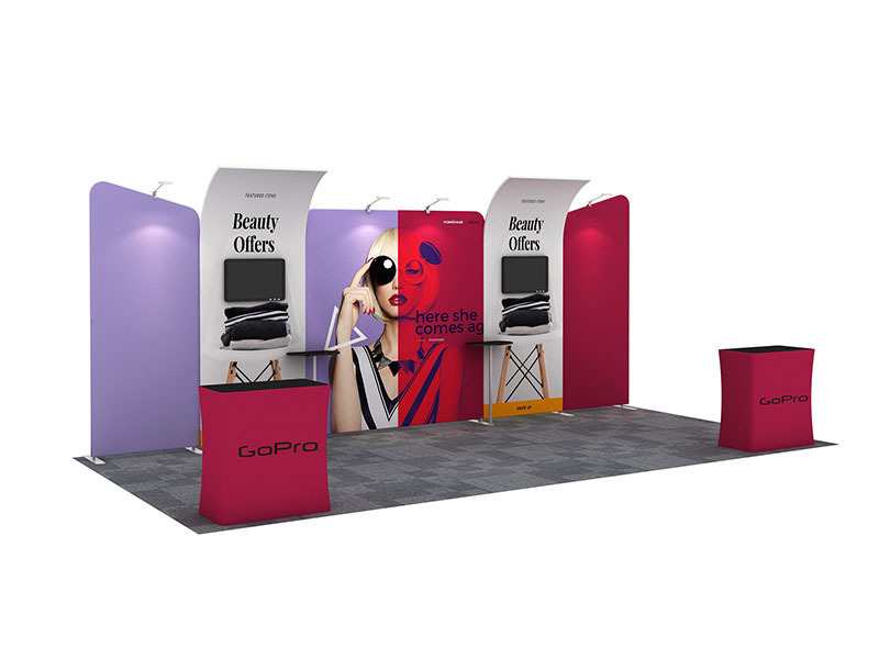 10x20ft Custom Trade Show Booth 3x6-14