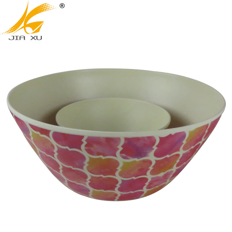 Bamboo Fiber Salad Bowl High Quality Bamboo Melamine Dinnerware Bowl Wholesale