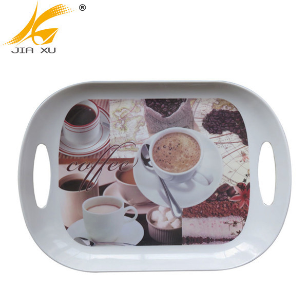 melamine handle tray custom design melamine serving tray factory price wholesale