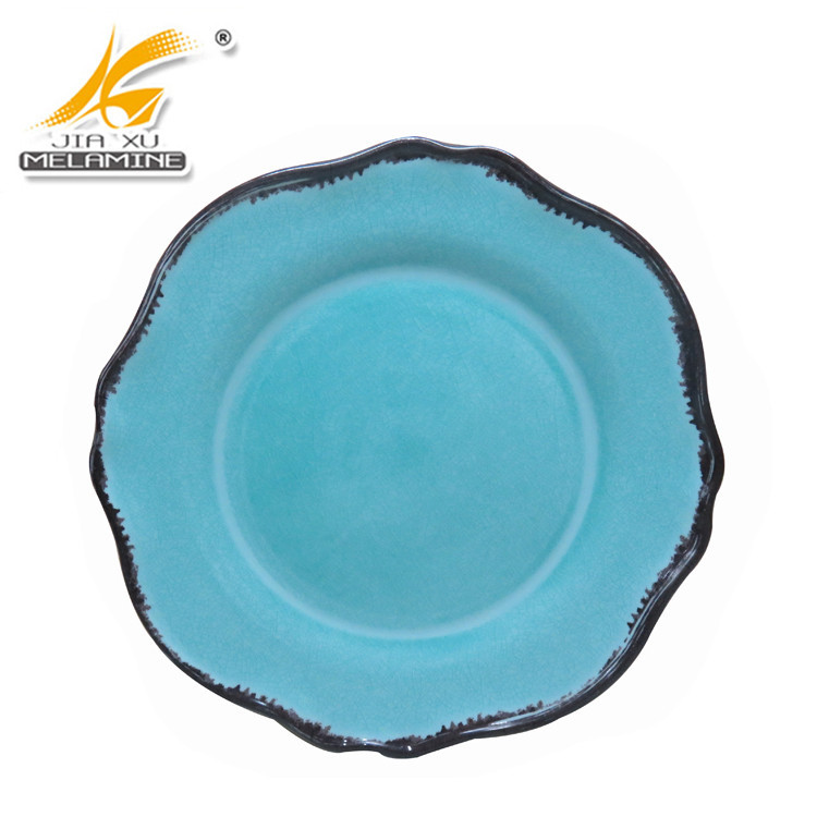 30% melamine flower sharp plates A1 dinner plate chinese tableware