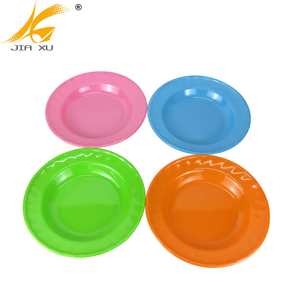 color melamine plate and bowl green pink orange plate and bowl