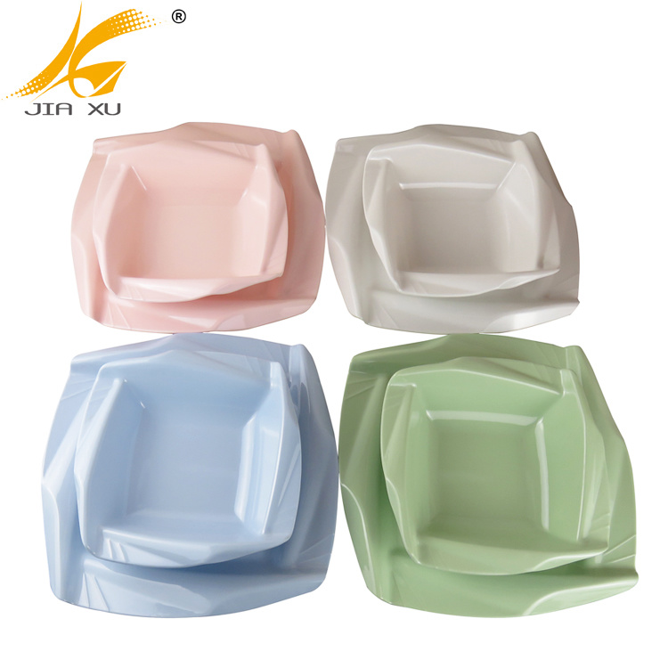 color melamine plate and bowl blue plate green bowl pink melamine dinnerware