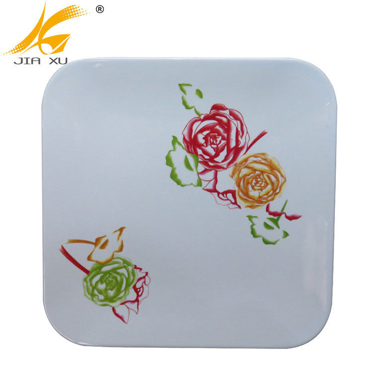 wholesale alibaba 10 inch square melamine plates for dinner