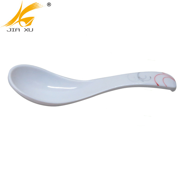 melamine spoon with design printing  soup spoon food grade
