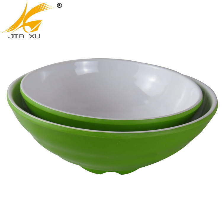 double color melamine bowl red and black plate and bowl orange and black green and black bowl