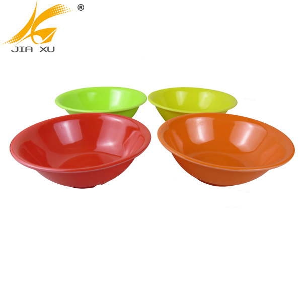color melamine bowl red orange green yellow customized bowl