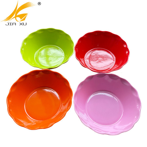 color melamine bowl red  green orang pink bowl  customized color bowl