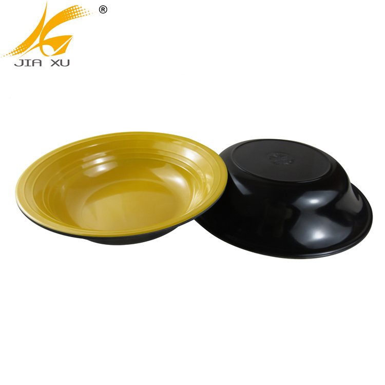 double color melamine bowl red and black bowl orange and black green and black