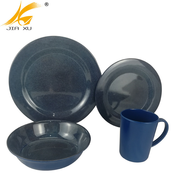 100% melamine dinnerware set A5 high quality wholesale color melamine tableware set