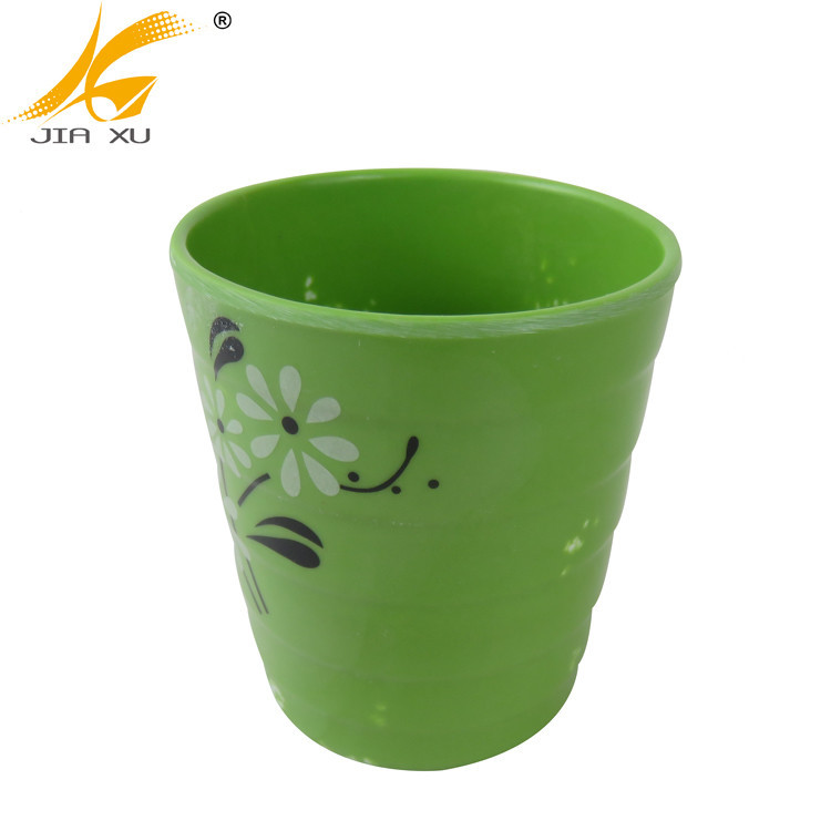 Melamine Cup Green Color With Design Printing Janpan Style Melamine Tableware Water Cup Food Grade