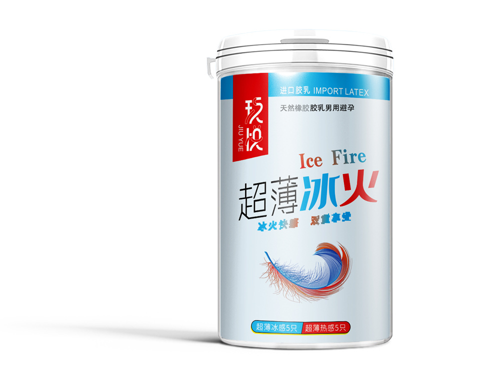 玖悅超薄冰火天然橡膠膠乳男用避孕套10只裝