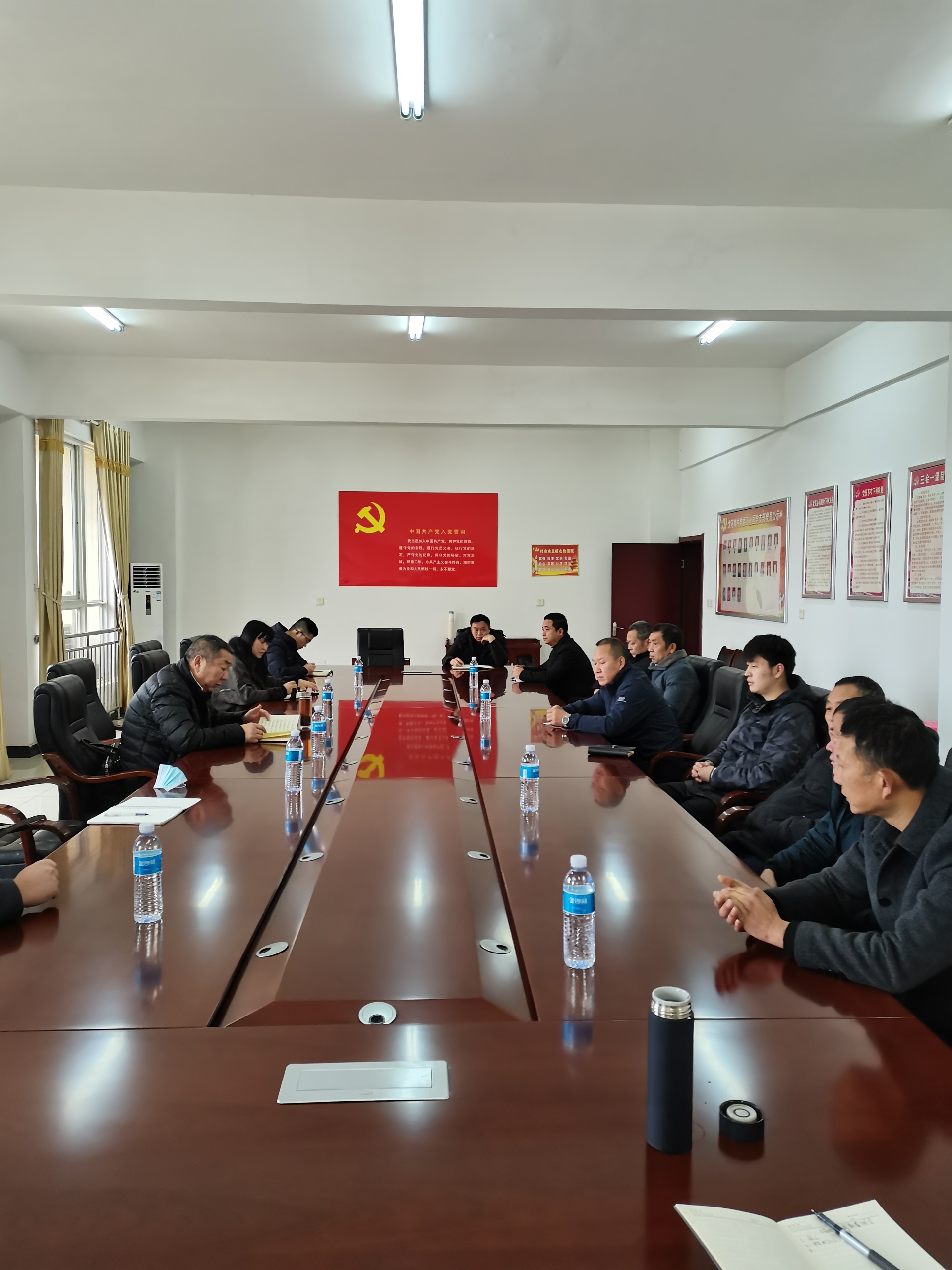 集团总经理张红春节调研大花岭工业园