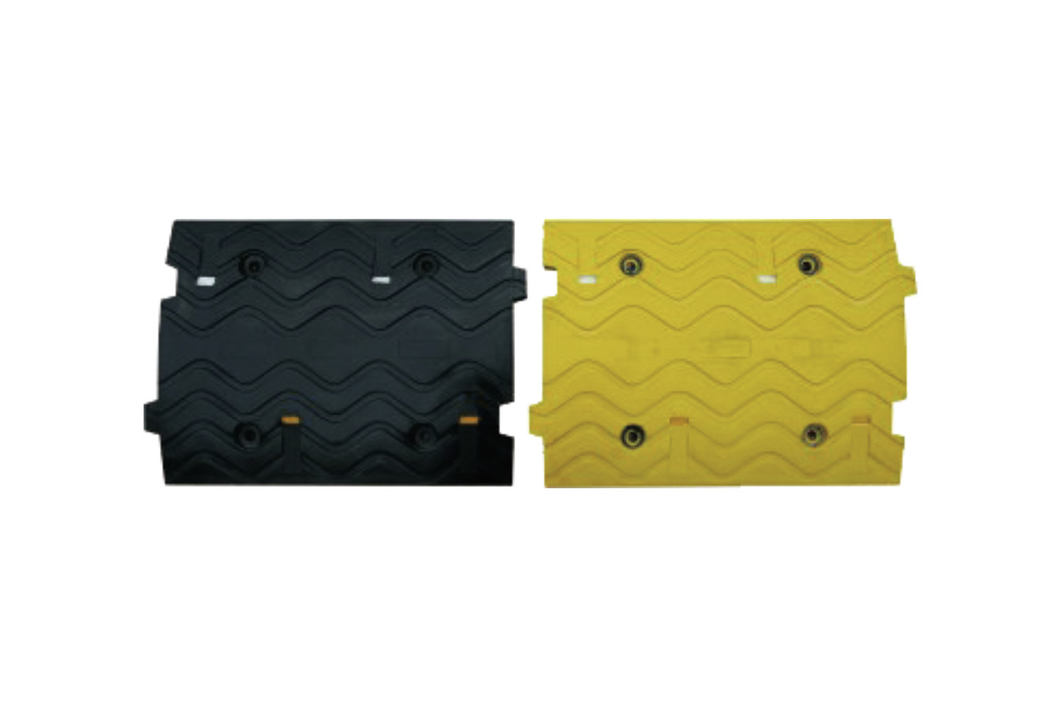 Rubber speed bump