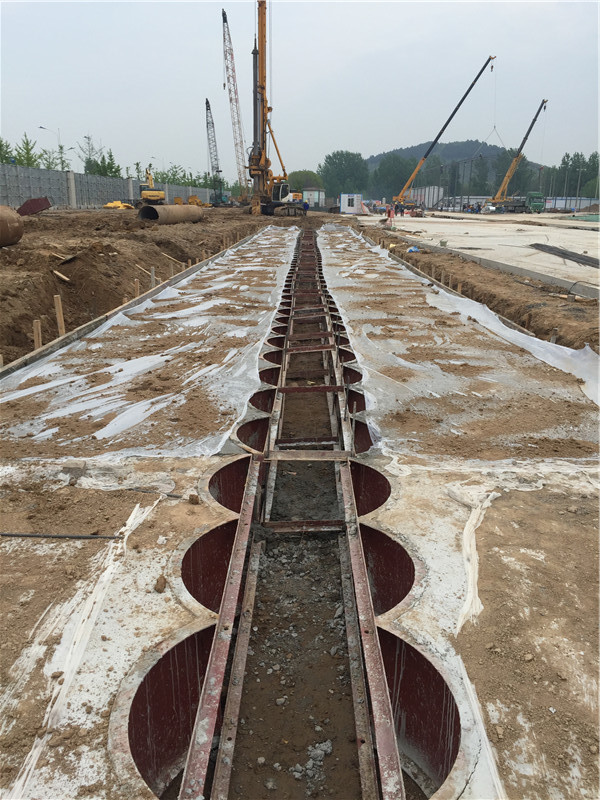 徐州地铁二号线文博园站套管咬合桩围护结构工程