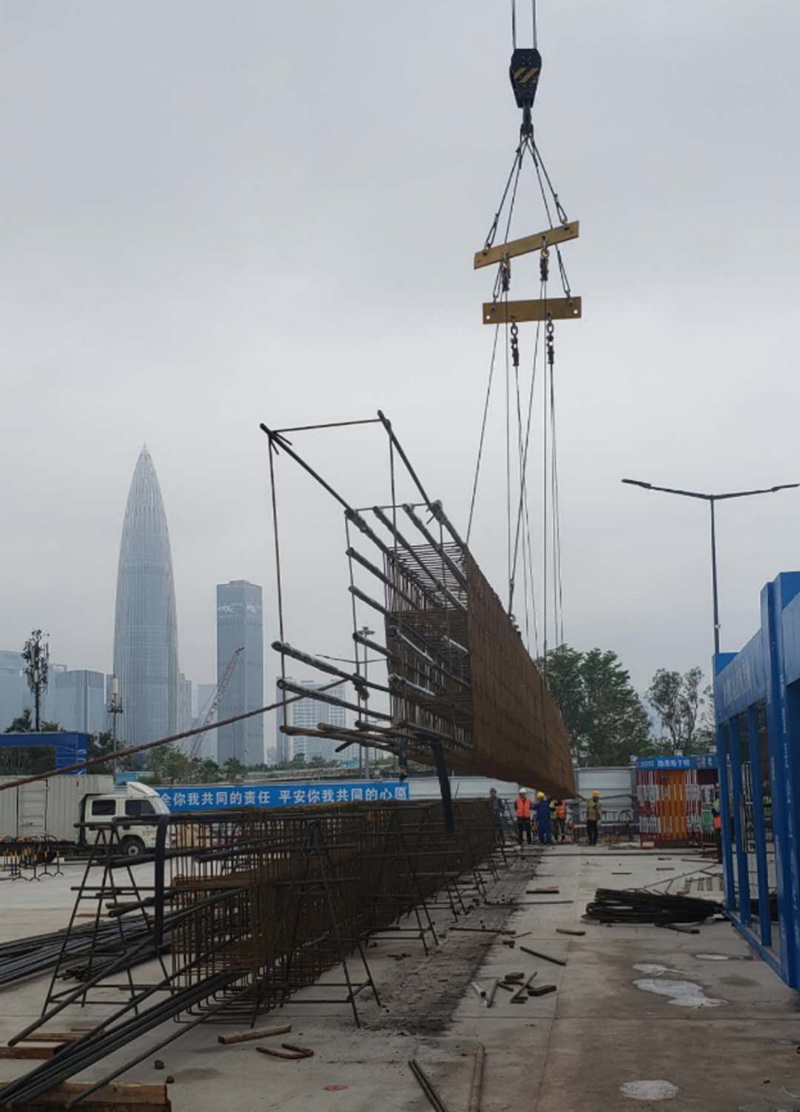 圳市城市轨道交通13号线13101-1标段项目的全套管咬合桩（φ1800@1450mm）试桩施工