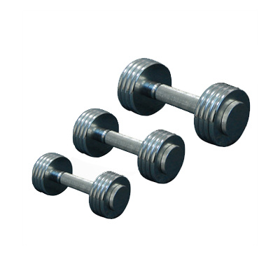 Electroplated dumbbells