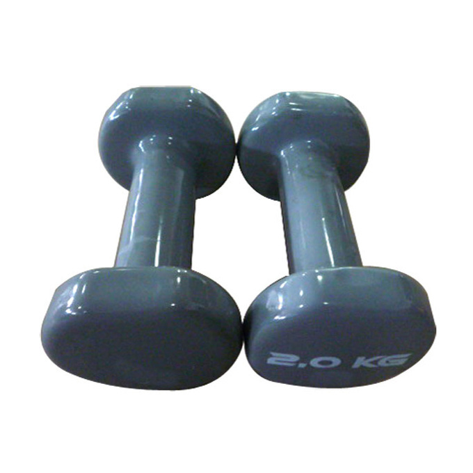 Dip plastic dumbbells