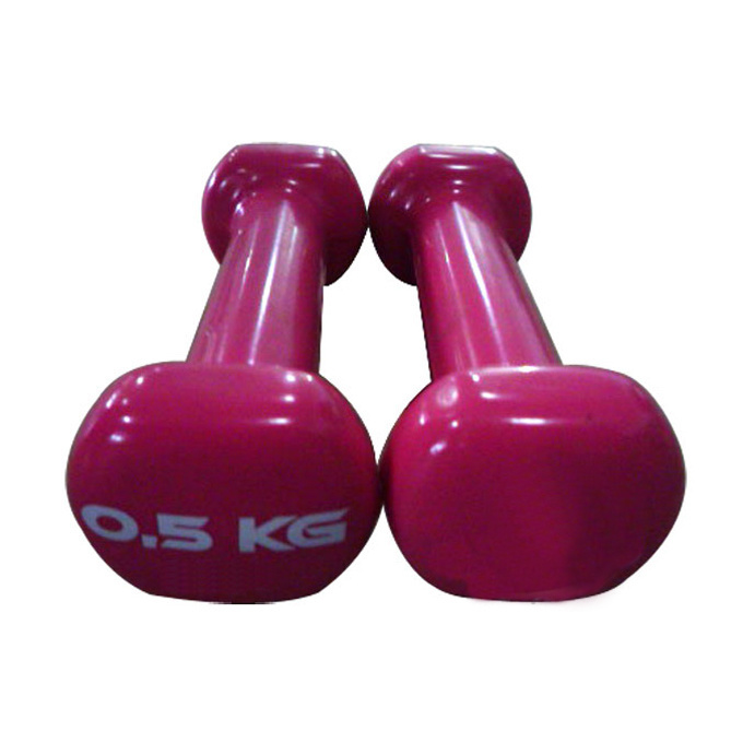 Dip plastic dumbbells