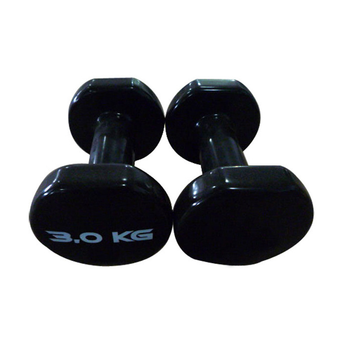 Dip plastic dumbbells