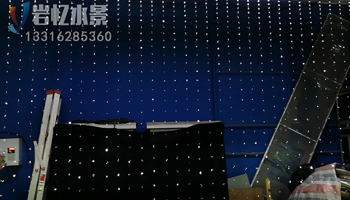 自由控制水珠流动的水帘