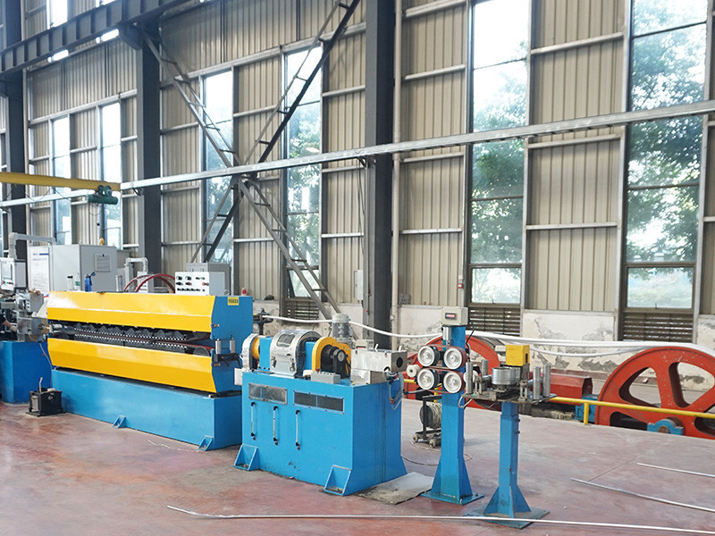 Cable argon arc welding pipe rolling line