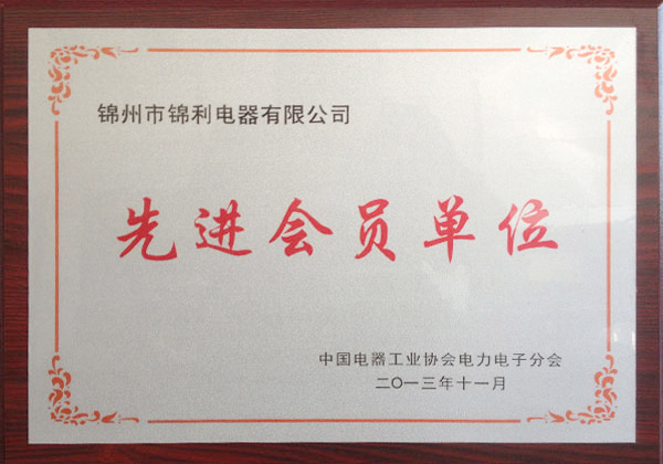 Advanced member unit of power electronics branch of China Electric Industry Association