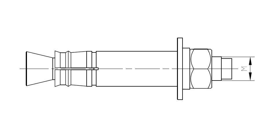 Rear Expansion Anchor Bolt