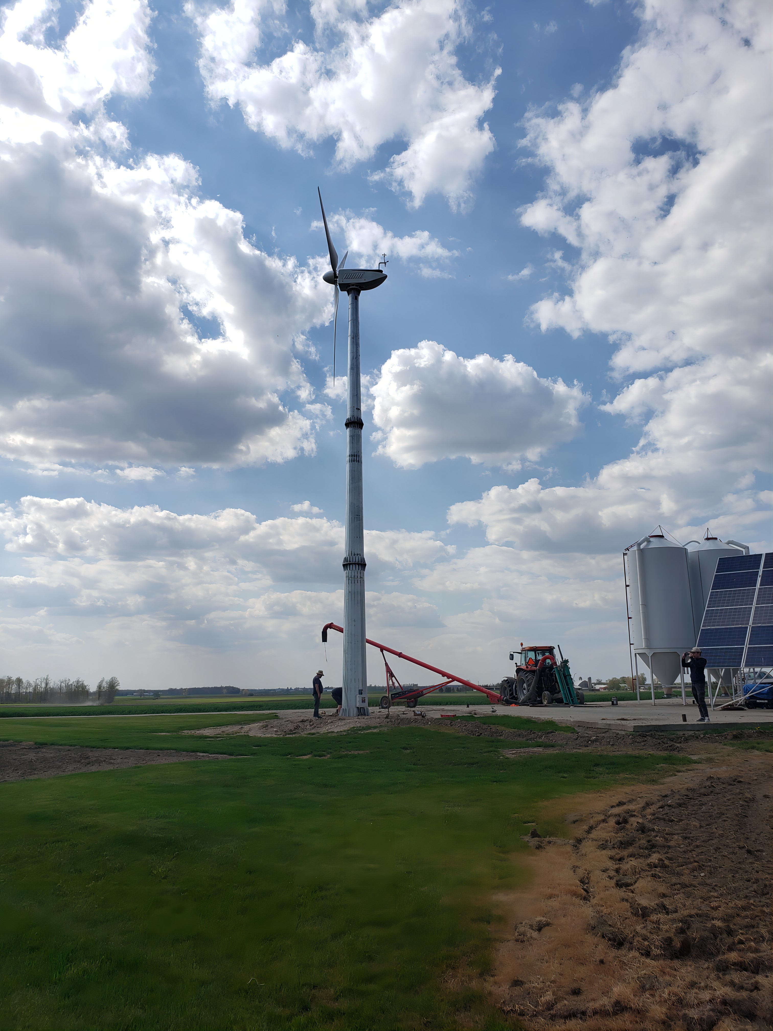 30KW Pitch fixed Yaw Control Wind Turbine