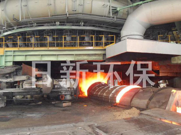 Dust cover for outlet of 3200m³ blast furnace
