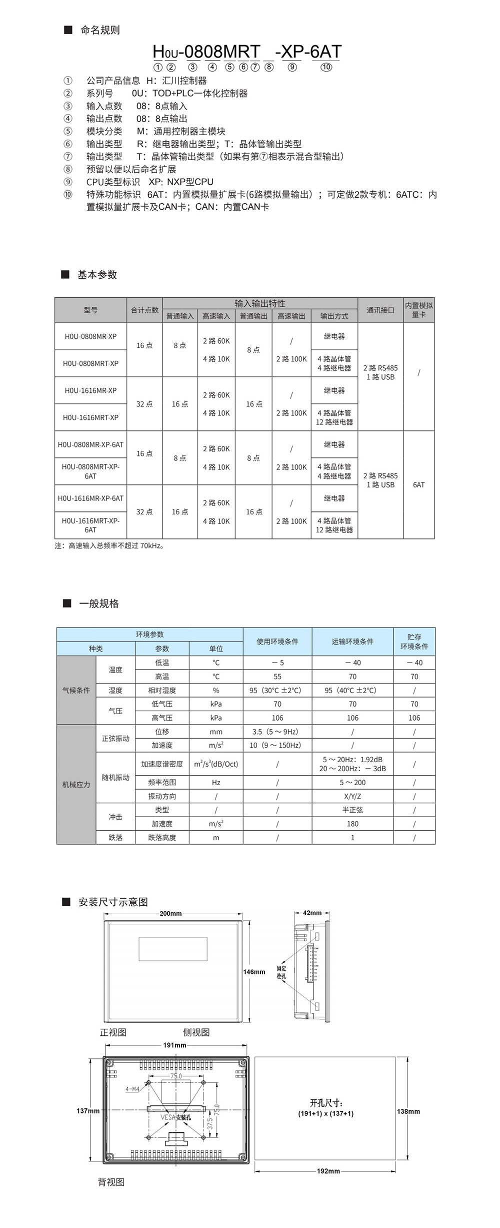 H0U系列
