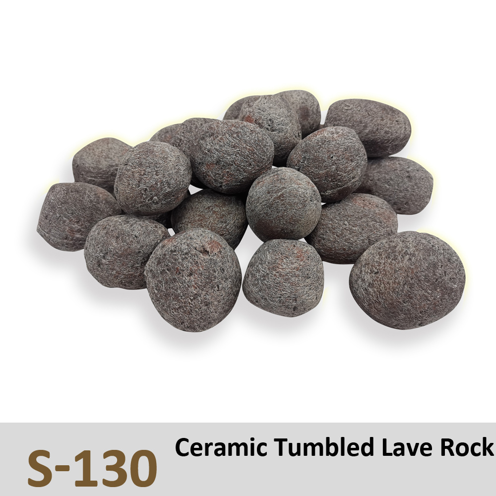 Ceramic Tumbled Lave Rock
