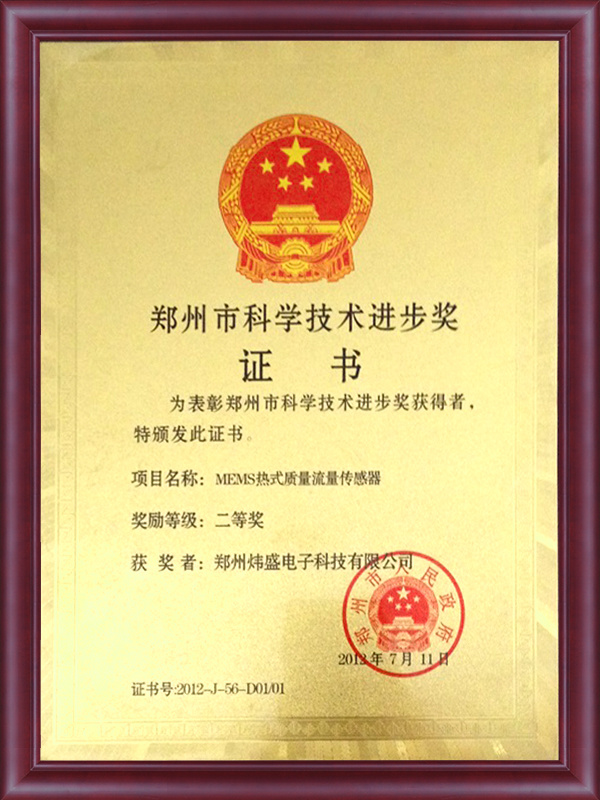 Zhengzhou Science and Technology Progress Award
