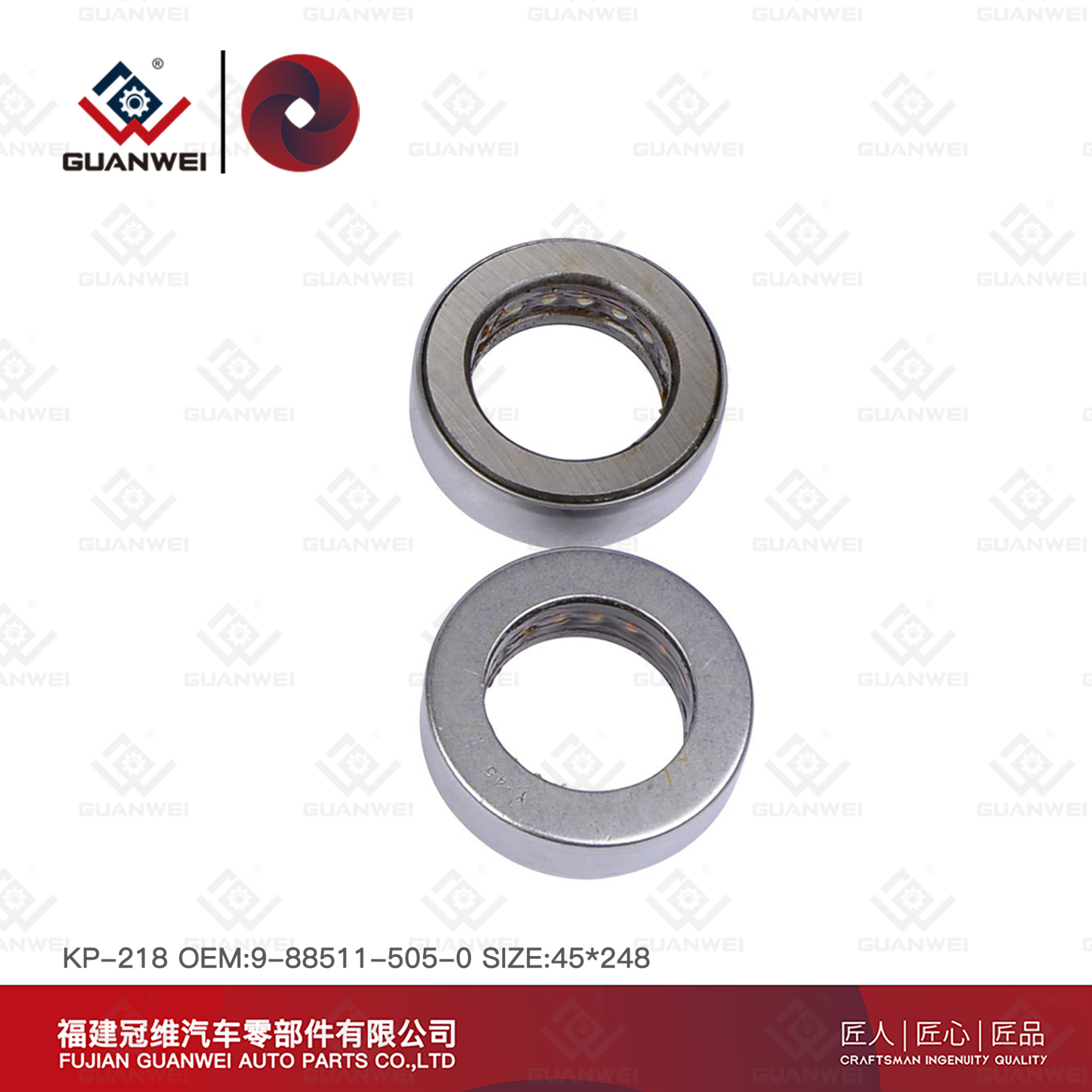 Kit de perno rey KP-218 OEM 9-88511-505-0 para Isuzu