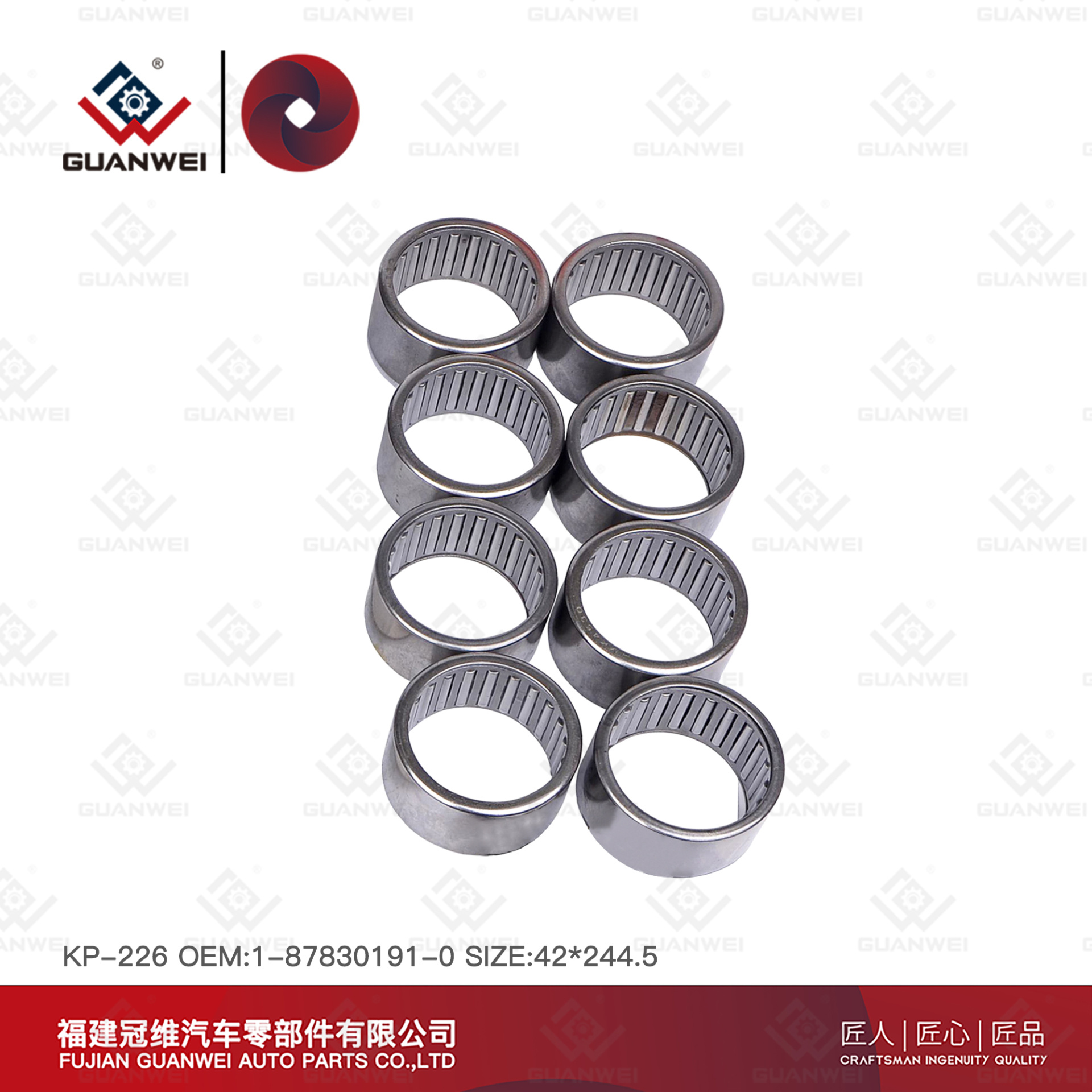 kit de perno rey KP-226 OEM 1-87830191-0 Tamaño 45X244.5