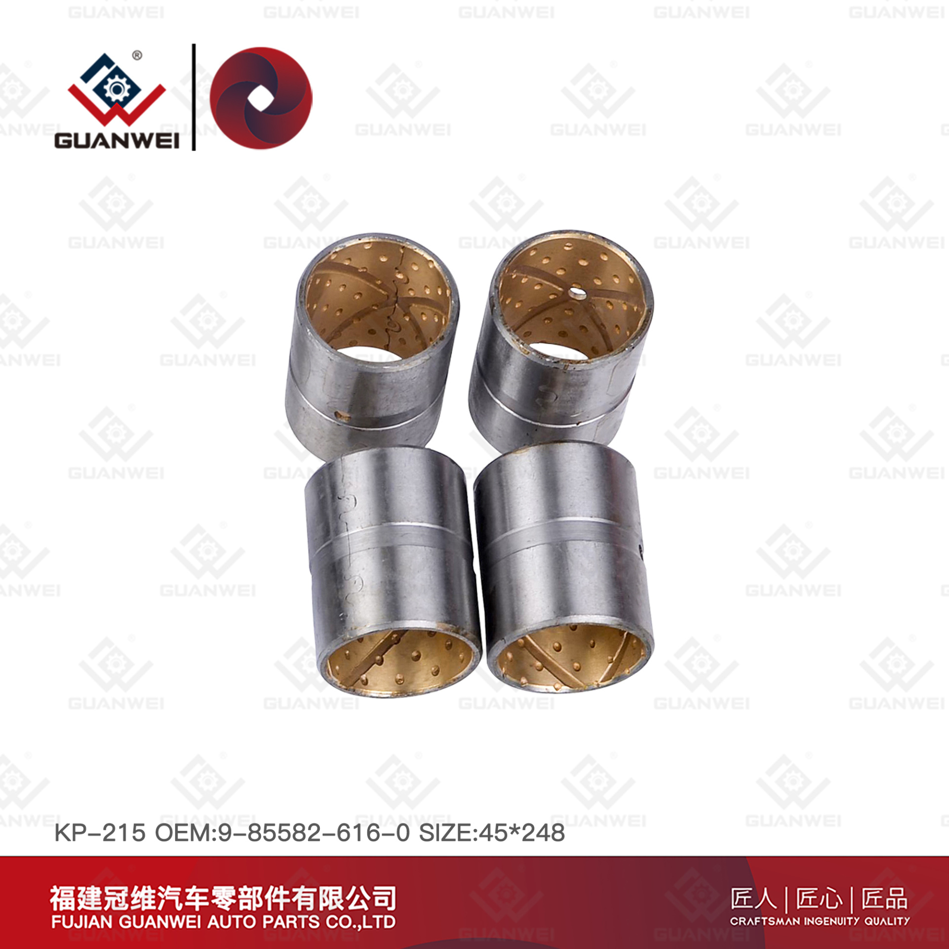 Kit de reparación King Pin KP-215 OEM 9-85582-616-0 para Isuzu