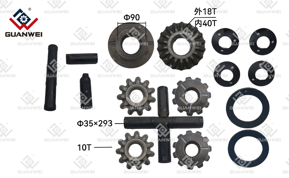 Scania Kit Reparo CAIXA Satellite Planetary Diferencial Conjunto para R885 Spider 2412869 Equipamento lateral 1777556 Engrenagem de pinhão 1777523