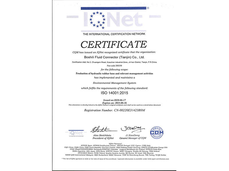 IQNET CERTIFICATE IQNET CERTIFICATE