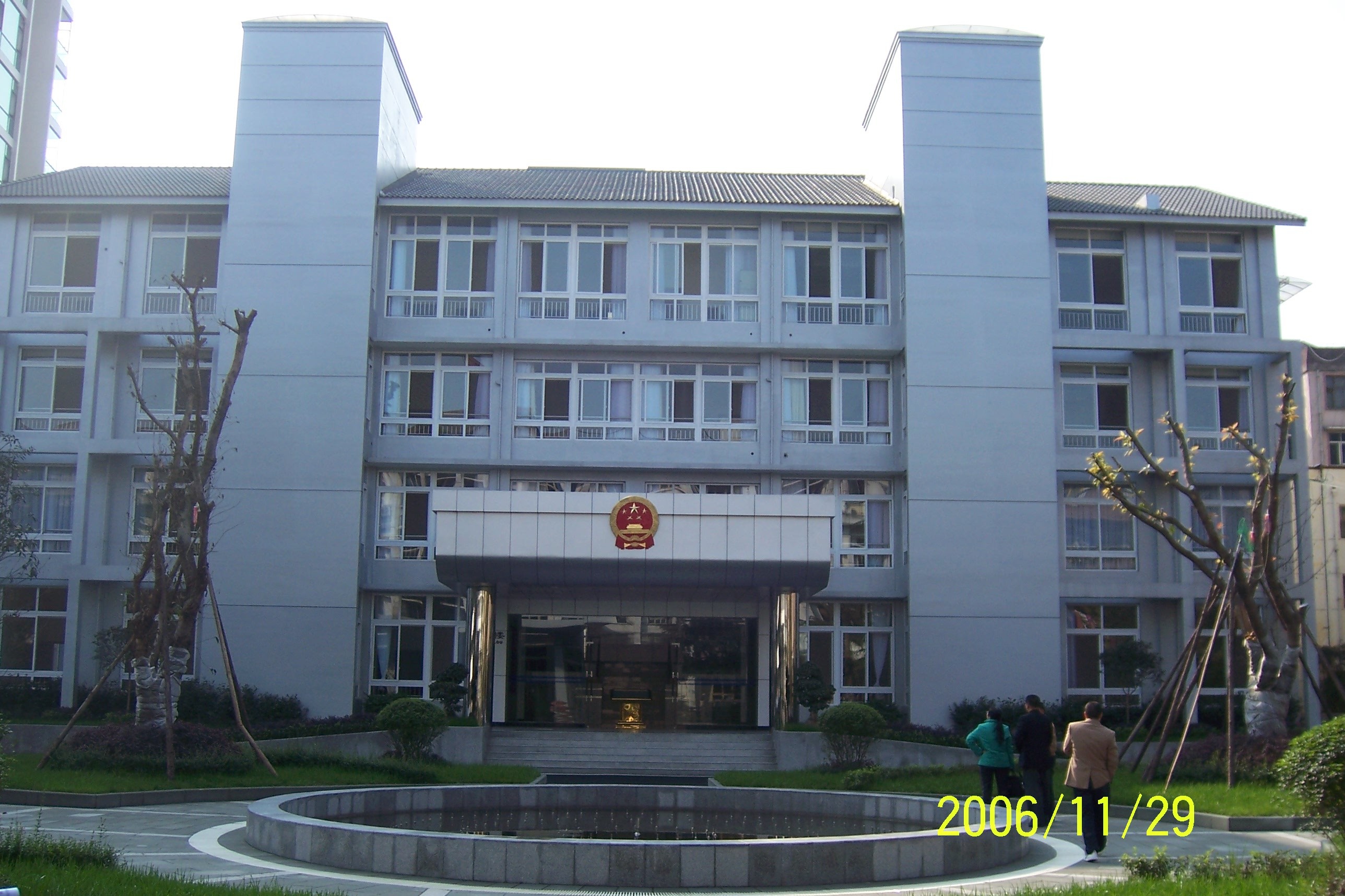 新津县人民政府-金属幕墙漆外墙涂装工程
