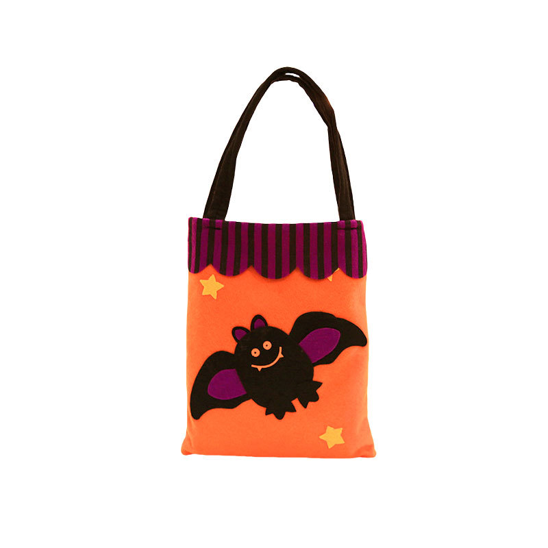 Felt Halloween Trick-Or-Treating Custom Tote Bag