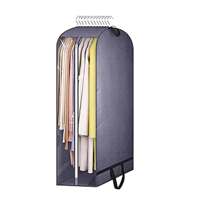Long Large Capacity Transparent Side Garment Bag Travel Clothes Dress Suit Bag