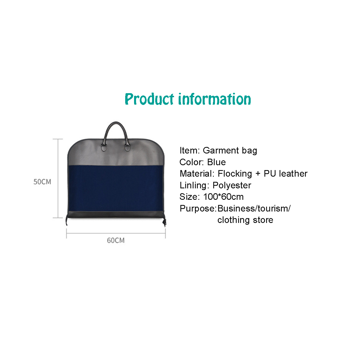 Oxford Cloth Travel Suit Bag