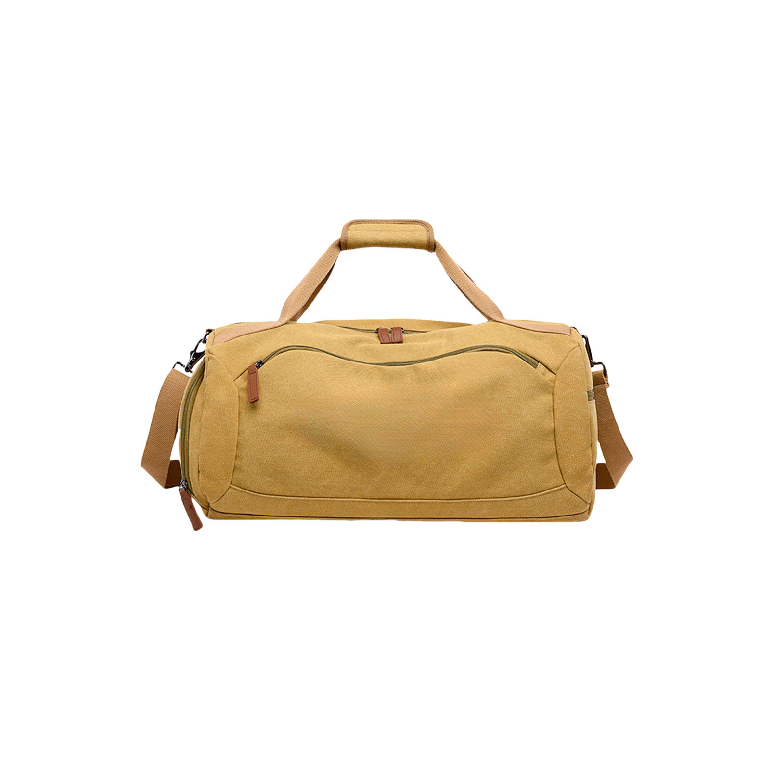 Oxford Gym Bag With Shoe Compartment